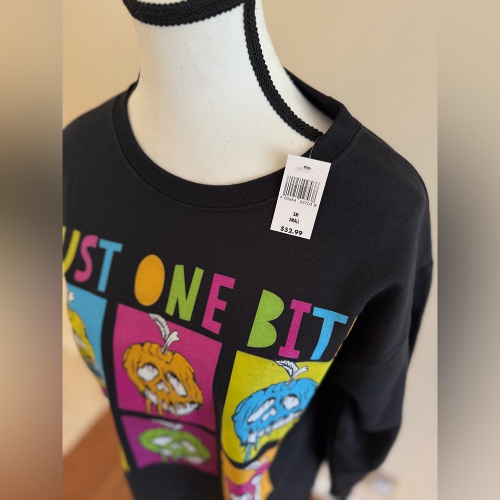 Disney Villains Just One Bite, Poison Apple Crewneck - Picture 2 of 3